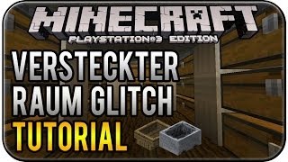 Minecraft PS3 Edition  versteckter Raum Glitch Tutorial DeutschHD [upl. by Valina]