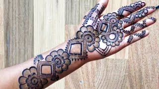 Simple Arabic Mehandi Design  Front Hand Mehandi Design  Mehandi Design Simple  Mehandi Designs [upl. by Wolpert606]