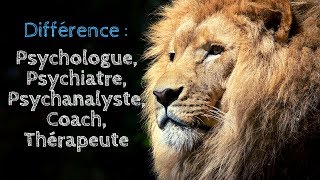 Psychologue Psychiatre Psychanalyste Coach Thérapeute Quelle est la différence [upl. by Ueihttam657]