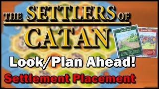 Settlement Placement  PlanLook ahead  Settlers of Catan Strategy [upl. by Meggie226]