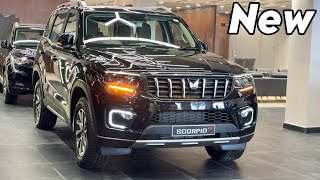 Mahindra SCORPIO N Top Model Z8 L 2024 Black Colour  SCORPIO N 2024 New Model Review [upl. by Nehte797]