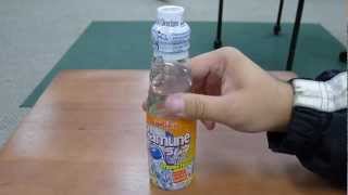 HOW TO Open a bottle of Ramune [upl. by Asoj629]