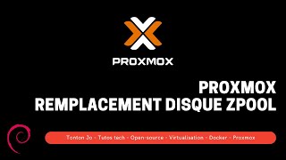 Les Tutos  Proxmox No 6 Remplacement disquedur ZpoolZFS [upl. by Kcirdet]