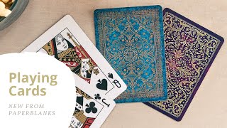 Introducing Paperblanks Playing Cards [upl. by Bartholomeo]