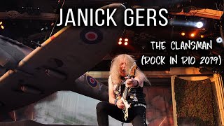 Janick Gers Guitar Only  The Clansman Rock in Rio 2019 [upl. by Aicenek]