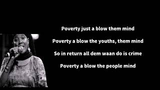 Dezarie  Poverty Lyrics [upl. by Audrye]