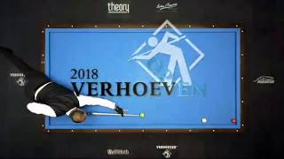 Bestof 3Cushion Shots Verhoeven Open NewYork 2018 [upl. by Amluz237]