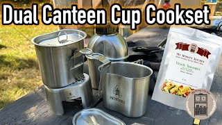 Dual Canteen Cup Cookset Breakfast [upl. by Siramay892]