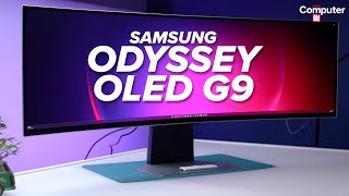 Samsung Odyssey OLED G9 im Test Gaming in 329 mit 240Hz [upl. by Nniroc270]