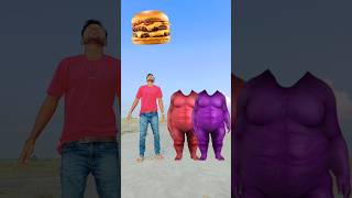 Purple amp red fatty dog flying body parts matching vs burger biscuits eating game 😄shorts ytshorts [upl. by Colwell370]