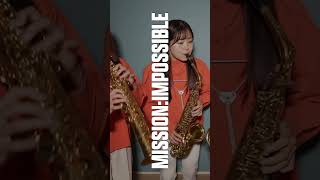 ミッション：インポッシブル  MISSIONIMPOSSIBLE【サックスカルテット】 Pash Saxophone Quartet shorts [upl. by Oznole565]