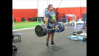 Trap Bar Deadlift 600x3 [upl. by Hakon]