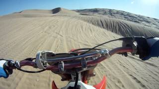 Sand Biking Glamis 01 CR500 [upl. by Walburga417]