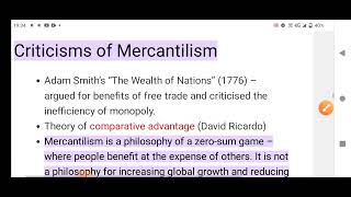 Criticism of Mercantilism [upl. by Sammer]