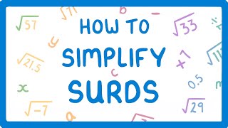 GCSE Maths  What on Earth are Surds And How do You Simplify Them Part 13 40 [upl. by Bonn]