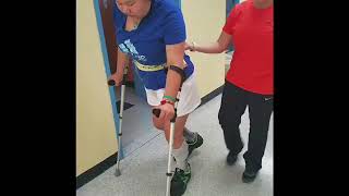 Teen with Cerebral Palsy Walks after Meeting Intensive PT Experts at the Boston Abilities Expo [upl. by Boony957]