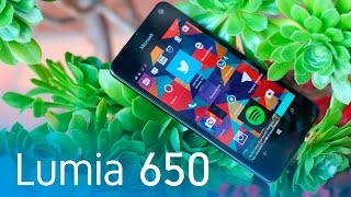 Lumia 650 análisis en español [upl. by Ariaek651]