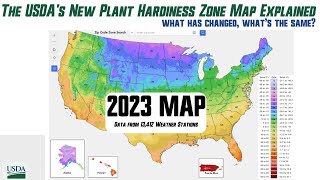 Did Your Growing Zone Change  New USDA Plant Hardiness Map Explained [upl. by Ycal]