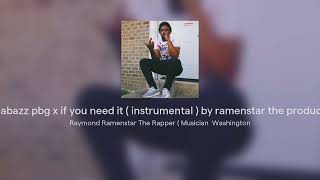 Shabazz pbg x if you need it  instrumental  by ramenstar the producer [upl. by Meece]