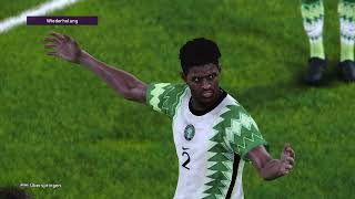 Nigeria vs Egypt AFCON 2022 Matchday 1  PES 2020 [upl. by Orion91]