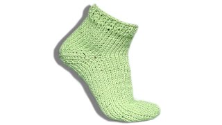 Tunesische Socken wie gestrickt Häkelanleitung  Woolpedia® [upl. by Sunday997]