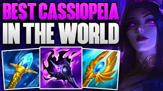 BEST CASSIOPEIA IN THE WORLD FULL MID GAMEPLAY  CHALLENGER CASSIOPEIA MID  Patch 1410 S14 [upl. by Rivera]