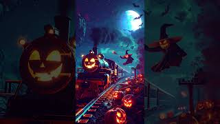 Jazz Halloween Music 🎃 Autumn Haunted Train Ambience 👻 Relaxing Halloween Music 2024 [upl. by Yemerej773]