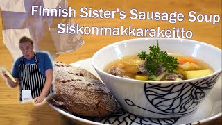 Finnish Sisters Sausage Soup  Siskonmakkarakeitto [upl. by Gilmour]