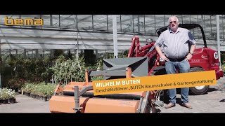 Kehrmaschinen für Dreck und Schmutz  bema 20  Buten Baumschule und Gartengestaltung [upl. by Obau]