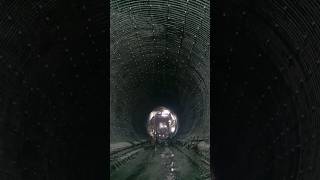 Tunnel Construction Concrete Lining Rebar installation hydropower short viralshorts [upl. by Llesirg968]