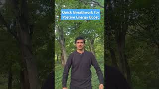 Quick Breathwork for postive energy boost breathwork positiveenergy [upl. by Yrnehnhoj]