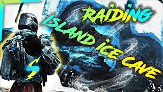 Ark Official Small Tribes  Wiping Island Ice Cave Online  Insane Amount Of Cryos [upl. by Nennerb631]