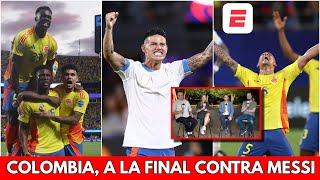 COLOMBIA A LA FINAL de la COPA AMÃ‰RICA tras eliminar a URUGUAY Va contra ARGENTINA  Exclusivos [upl. by Rana842]