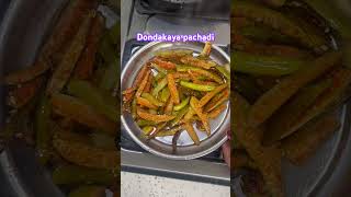 Dondakaya pachadi food music recipe [upl. by Leis]