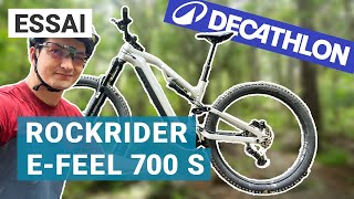 Test VTT électrique Rockrider EFEEL 700 S  Decathlon fait une nouvelle fois très fort [upl. by Aivatco643]