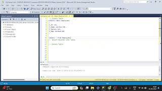 Create Table In SQL amp Create Database  SQL Tutorial  CREATE INSERT DELETE TABLE IN SQL [upl. by Ailima]