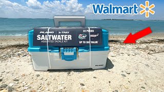 Is a LOADED Walmart Tackle Box a SCAM Fishing Experiment [upl. by O'Donovan]