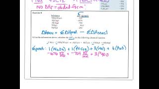 Enthalpy of Reactions with Hess s Law [upl. by Nereen]