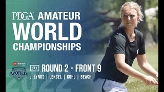 2022 PDGA Amateur Worlds  R2F9  FA1 Lead  Lynds Lengel Kohl Beach [upl. by Stavro]