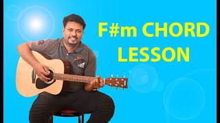 HOW TO PLAY F SHARP MINOR CHORD ON GUITAR  HINDI  MELODY MADNESS [upl. by Selemas]