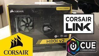 Unboxing  CORSAIR Hydro Series™ H80i v2 High Performance Liquid CPU Cooler [upl. by Salvatore]