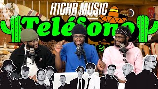 TELÉFONO Remix Lyric Video  pH1 HAON Woodie Gochild Jay Park SikK TRADE L  Reaction [upl. by Aihsikal]