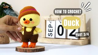 774  Duck Amigurumi 34  How To Crochet Animals Amigurumi  AmiSaigon [upl. by Keare106]