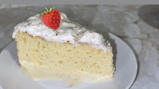 🍰Como hacer pastel de tres leches 🍰 [upl. by Nangem]