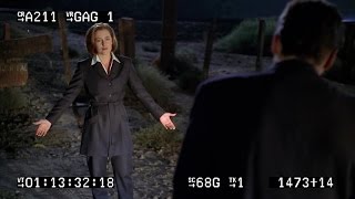 The XFiles Fight the Future Gag Reel [upl. by Ahsinoj993]