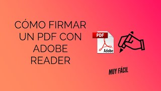 Firmar digitalmente un PDF [upl. by Grigson445]