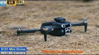 S151 DroneS151 Obstacle Avoidance Economy 8K Brushless GPS Drone – Just Released  BANGLA REVIEW [upl. by Tattan]