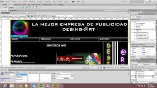 HACER TU PAGINA EN DREAMWEAVER CON ETIQUETAS DIV PAPARTE5 [upl. by Aicilic]