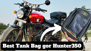 BEST TANK BAG FOR RIDERS  HUNTER 350  EVEING RIDE WITH HUNTER 350 travelspherebikram3203 [upl. by Kathrine463]