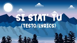 Geolier  SI STAT’ TU LyricsTesto Mix IO T’O GIUR’ NU PARL NU SENT NU VEC [upl. by Letsyrk256]